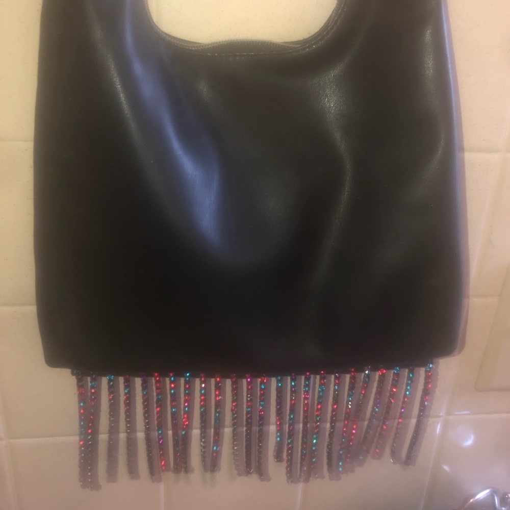 Brand new bag with beaded tassels